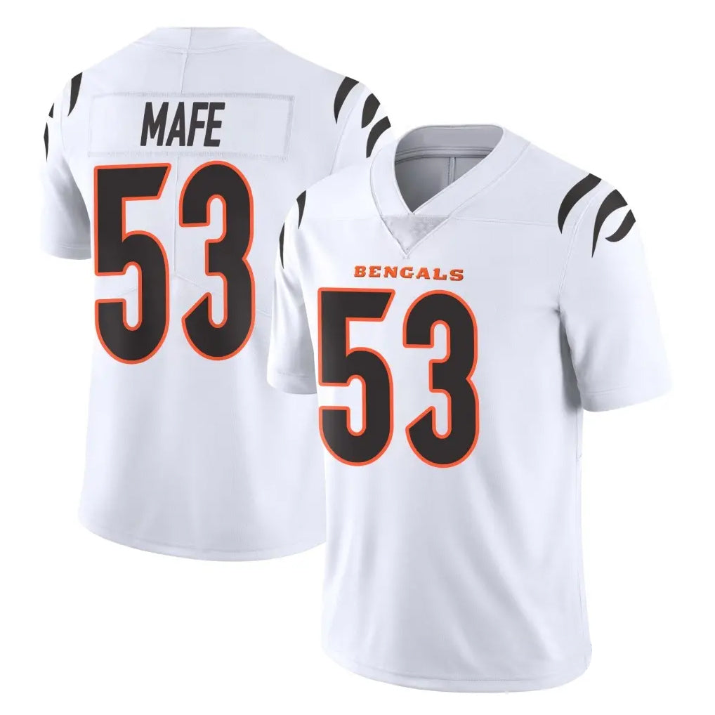 Pkot C.Bengals #53 Boye Mafe Player White Vapor Untouchable Limited Home Game Stitched Jerseys