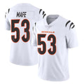 Pkot C.Bengals #53 Boye Mafe Player White Vapor Untouchable Limited Home Game Stitched Jerseys