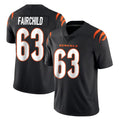 Pkot C.Bengals #63 Dylan Fairchild Player Black Vapor Untouchable Limited Home Game Stitched Jerseys