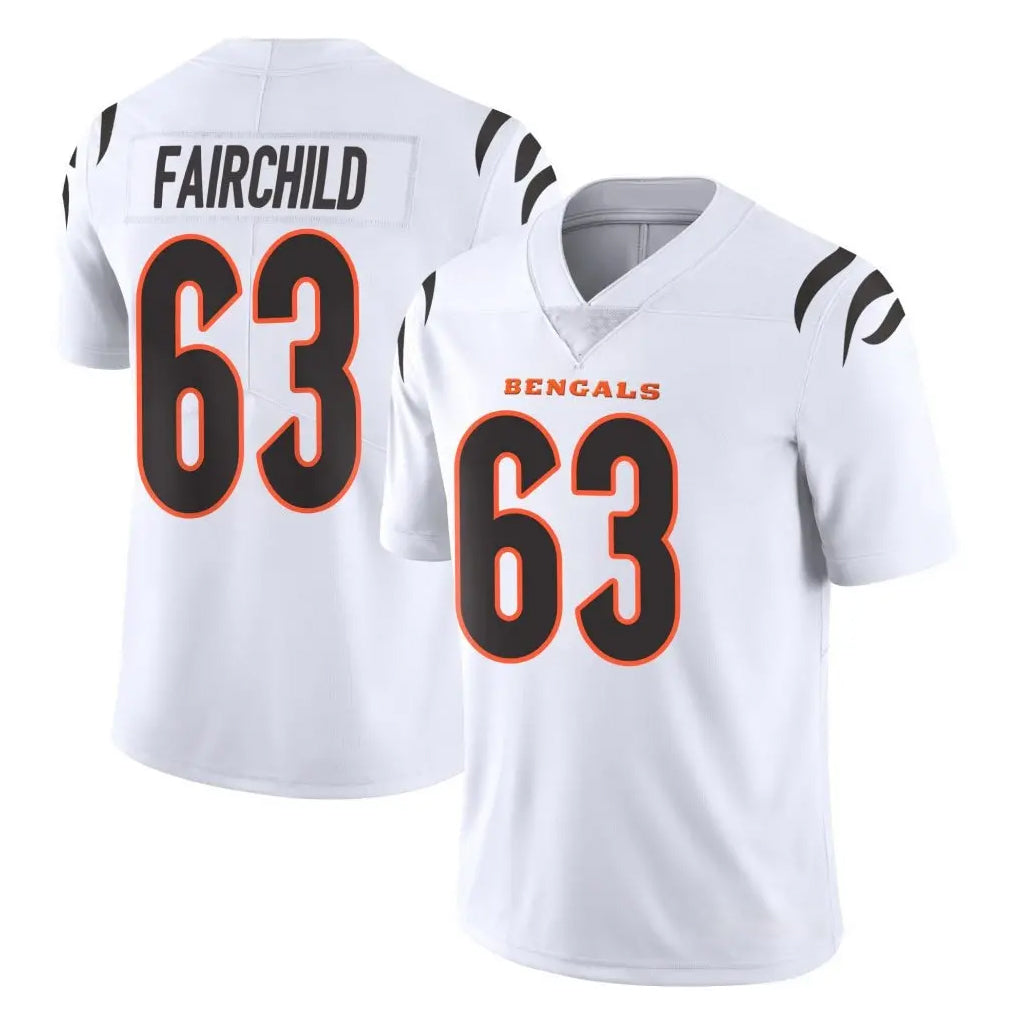 Pkot C.Bengals #63 Dylan Fairchild Player White Vapor Untouchable Limited Home Game Stitched Jerseys