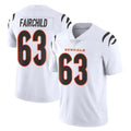Pkot C.Bengals #63 Dylan Fairchild Player White Vapor Untouchable Limited Home Game Stitched Jerseys