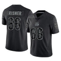 Pkot C.Bengals #66 Dalton Risner Player Black Reflective Limited Game Stitched Jerseys