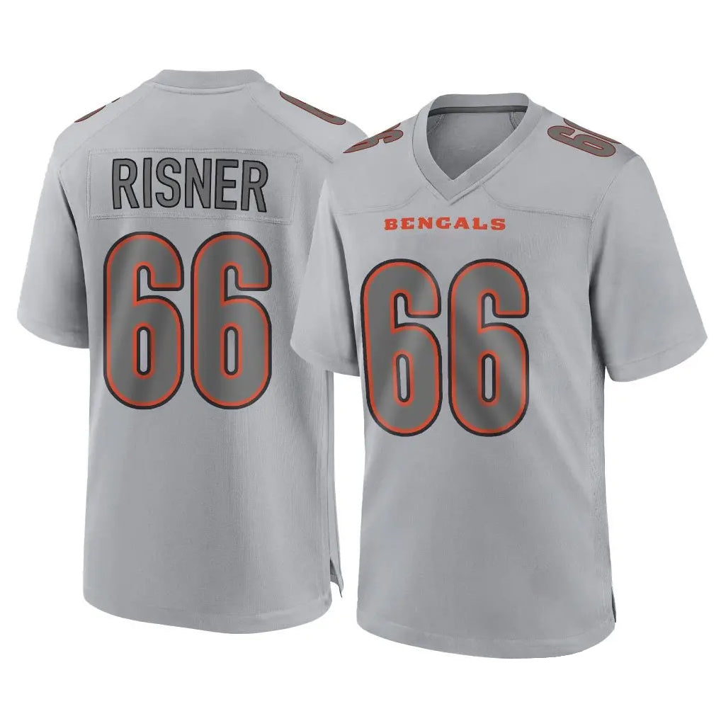 Pkot C.Bengals #66 Dalton Risner Player Gray Atmosphere Fashion Game Stitched Jerseys