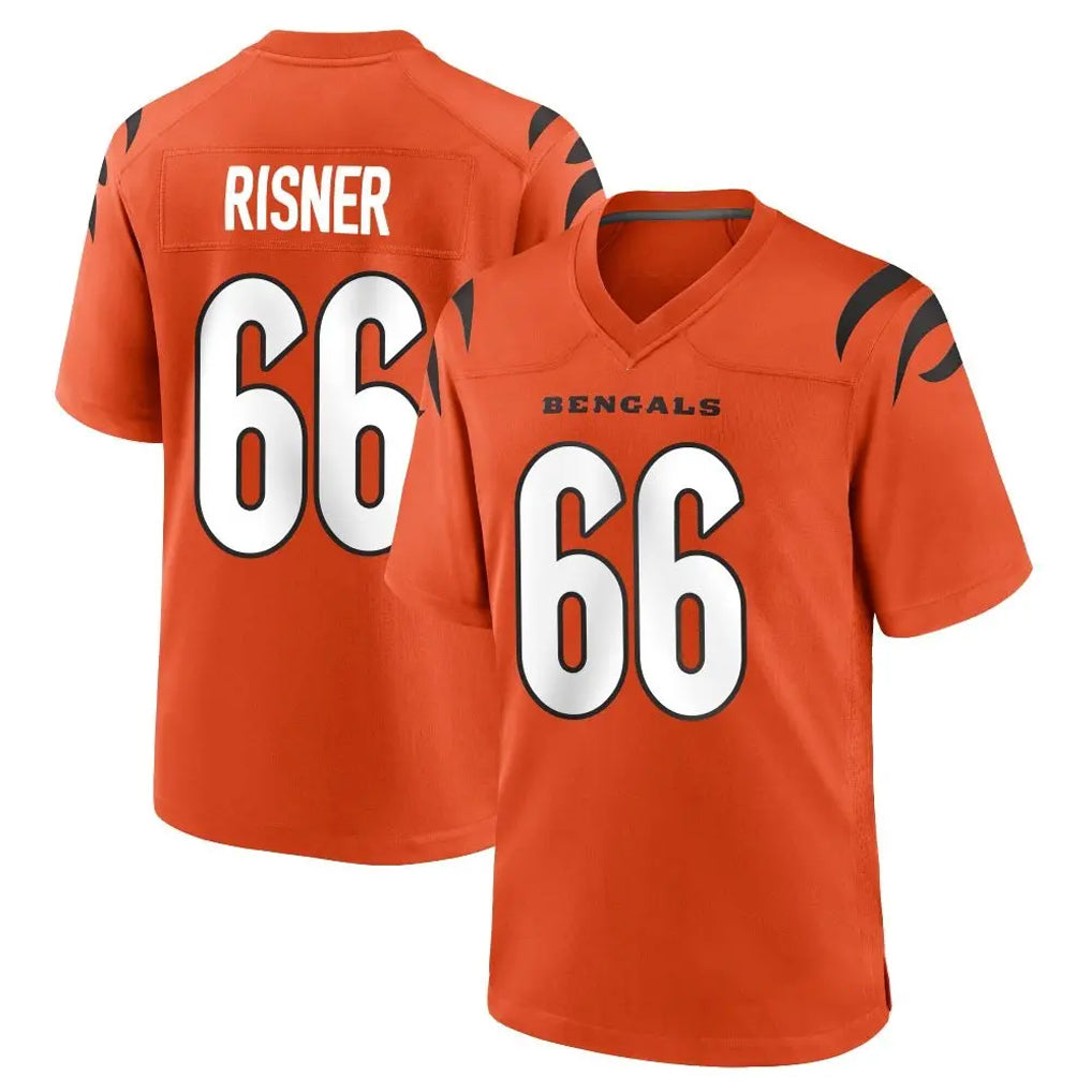 Pkot C.Bengals #66 Dalton Risner Player Orange Home Game Stitched Jerseys
