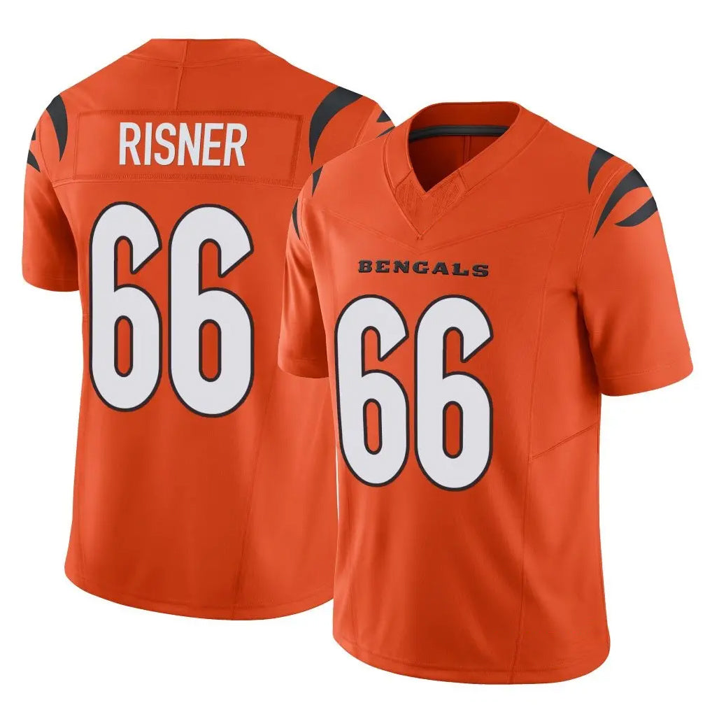 Pkot C.Bengals #66 Dalton Risner Player Orange Vapor F.U.S.E. Limited Home Game Stitched Jerseys