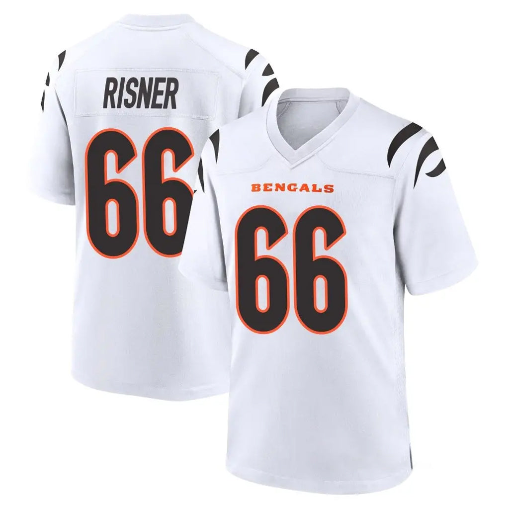 Pkot C.Bengals #66 Dalton Risner Player White Home Game Stitched Jerseys
