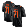 Pkot C.Bengals #71 Amarius Mims Player Black Fashion Game Stitched Jerseys