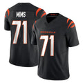 Pkot C.Bengals #71 Amarius Mims Player Black Vapor F.U.S.E. Limited Home Game Stitched Jerseys