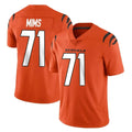 Pkot C.Bengals #71 Amarius Mims Player Orange Vapor Untouchable Limited Home Game Stitched Jerseys