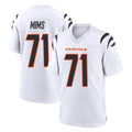 Pkot C.Bengals #71 Amarius Mims Player White Home Game Stitched Jerseys