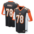 Pkot C.Bengals #78 Anthony Munoz Player Black Alternate Home Game Stitched Jerseys