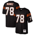 Pkot C.Bengals #78 Anthony Mu?oz Player Black Mitchell & Ness Legacy Replica Stitched Jerseys
