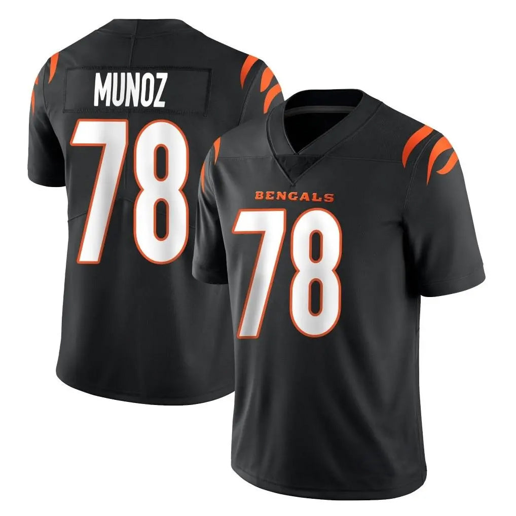 Pkot C.Bengals #78 Anthony Munoz Player Black Vapor Untouchable Limited Home Game Stitched Jerseys