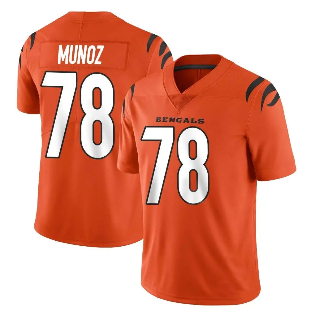Pkot C.Bengals #78 Anthony Munoz Player Orange Vapor Untouchable Limited Home Game Stitched Jerseys