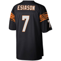 Pkot C.Bengals #7 Boomer Esiason Mitchell & Ness Black Legacy Replica Puhic Stitched Jerseys