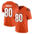 Pkot C.Bengals #80 Andrei Iosivas Player Orange Vapor Untouchable Limited Home Game Stitched Jerseys