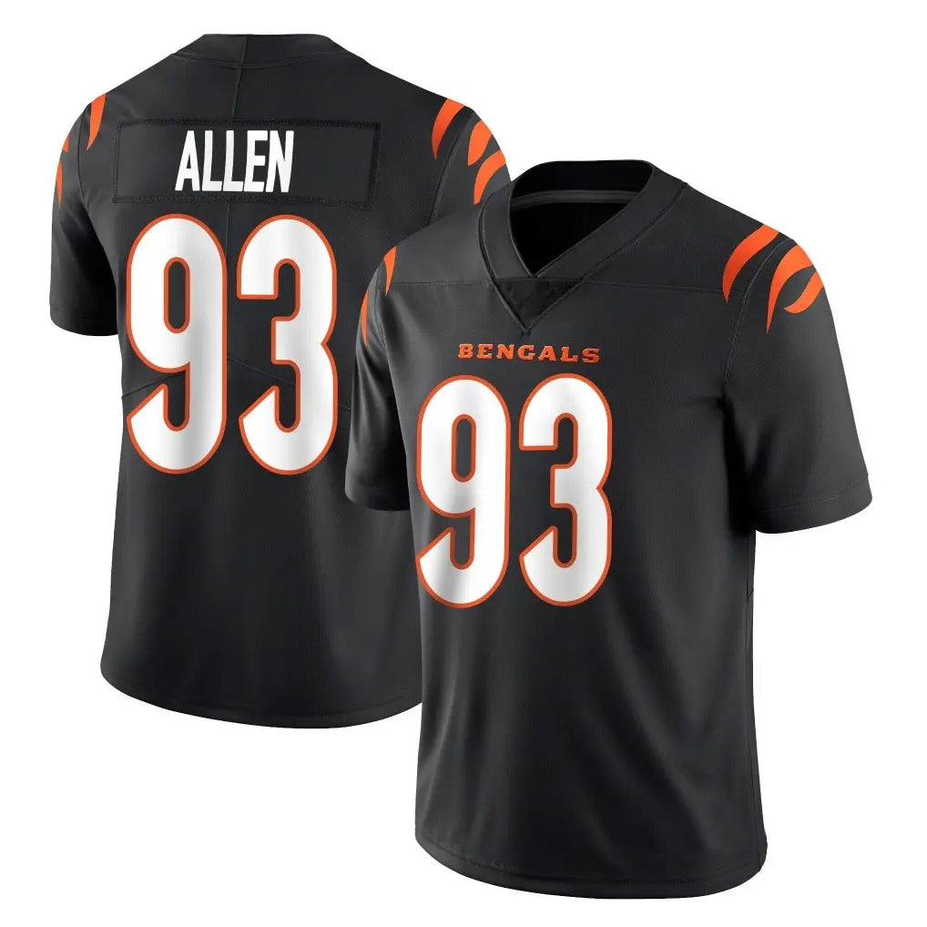 Pkot C.Bengals #93 Jonathan Allen Player Black Vapor Untouchable Limited Home Game Stitched Jerseys