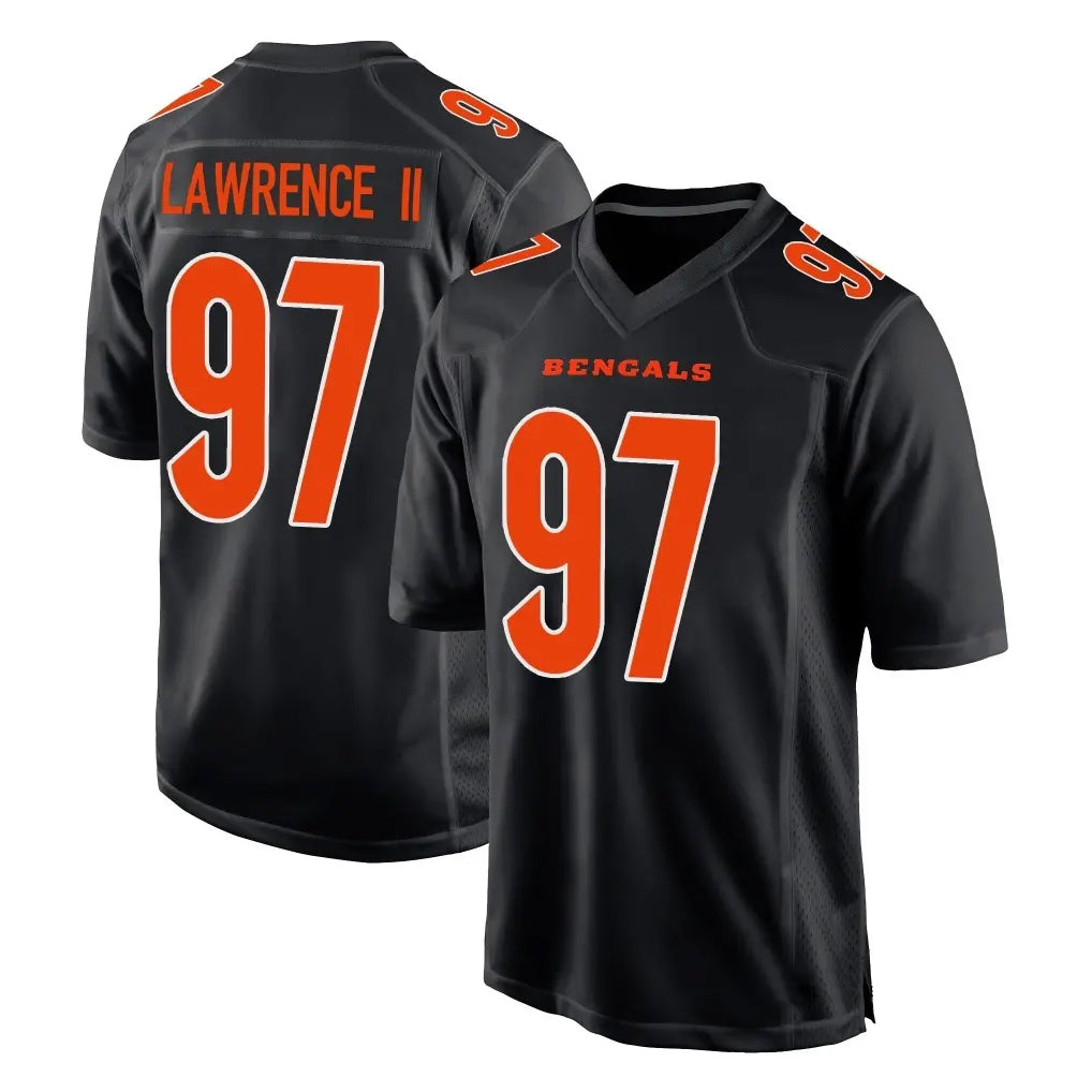 Pkot C.Bengals #97 Dexter Lawrence II Player Black Fashion Game Stitched Jerseys