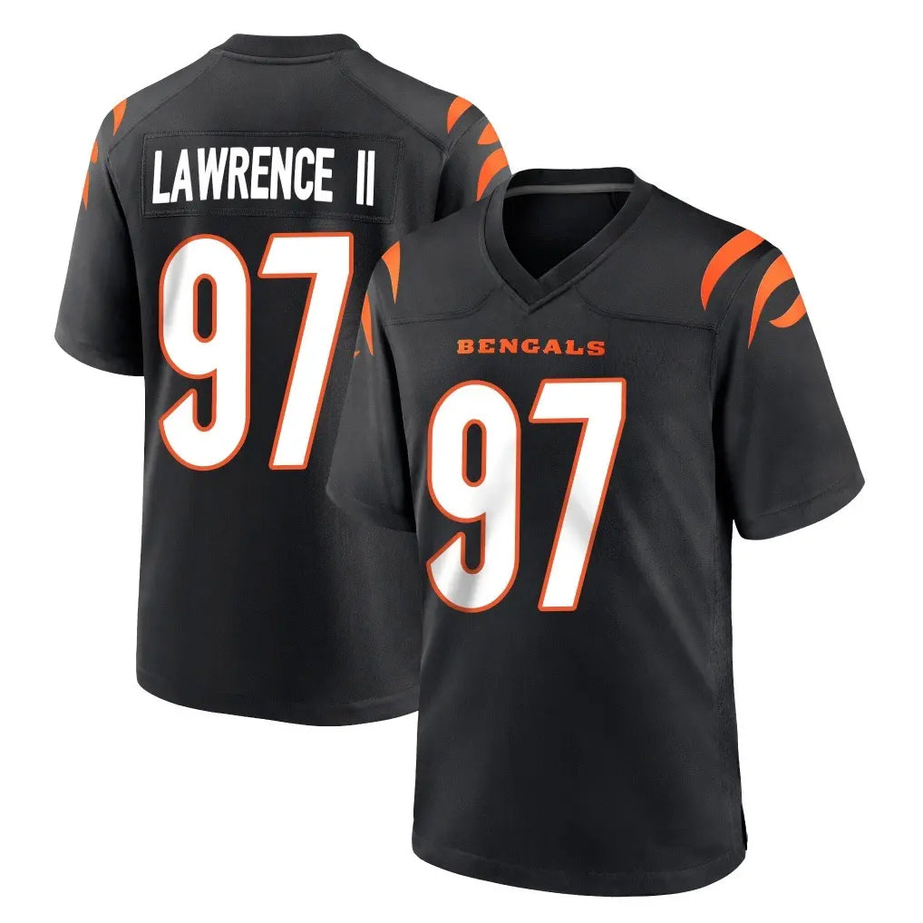 Pkot C.Bengals #97 Dexter Lawrence II Player Black Home Game Stitched Jerseys