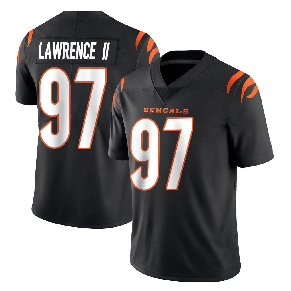 Pkot C.Bengals #97 Dexter Lawrence II Player Black Vapor Untouchable Limited Home Game Stitched Jerseys
