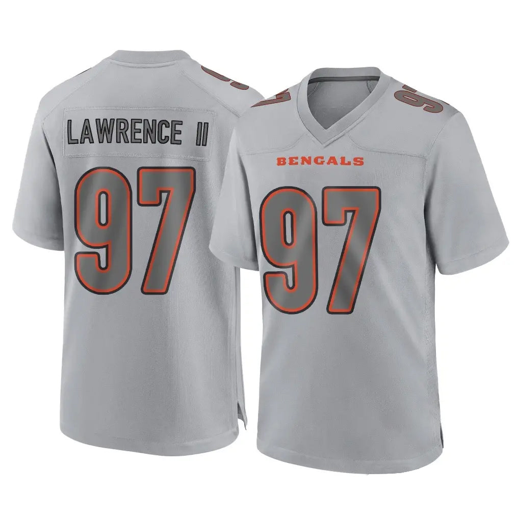 Pkot C.Bengals #97 Dexter Lawrence II Player Orange Home Game Stitched Jerseys