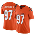 Pkot C.Bengals #97 Dexter Lawrence II Player Orange Vapor F.U.S.E. Limited Home Game Stitched Jerseys