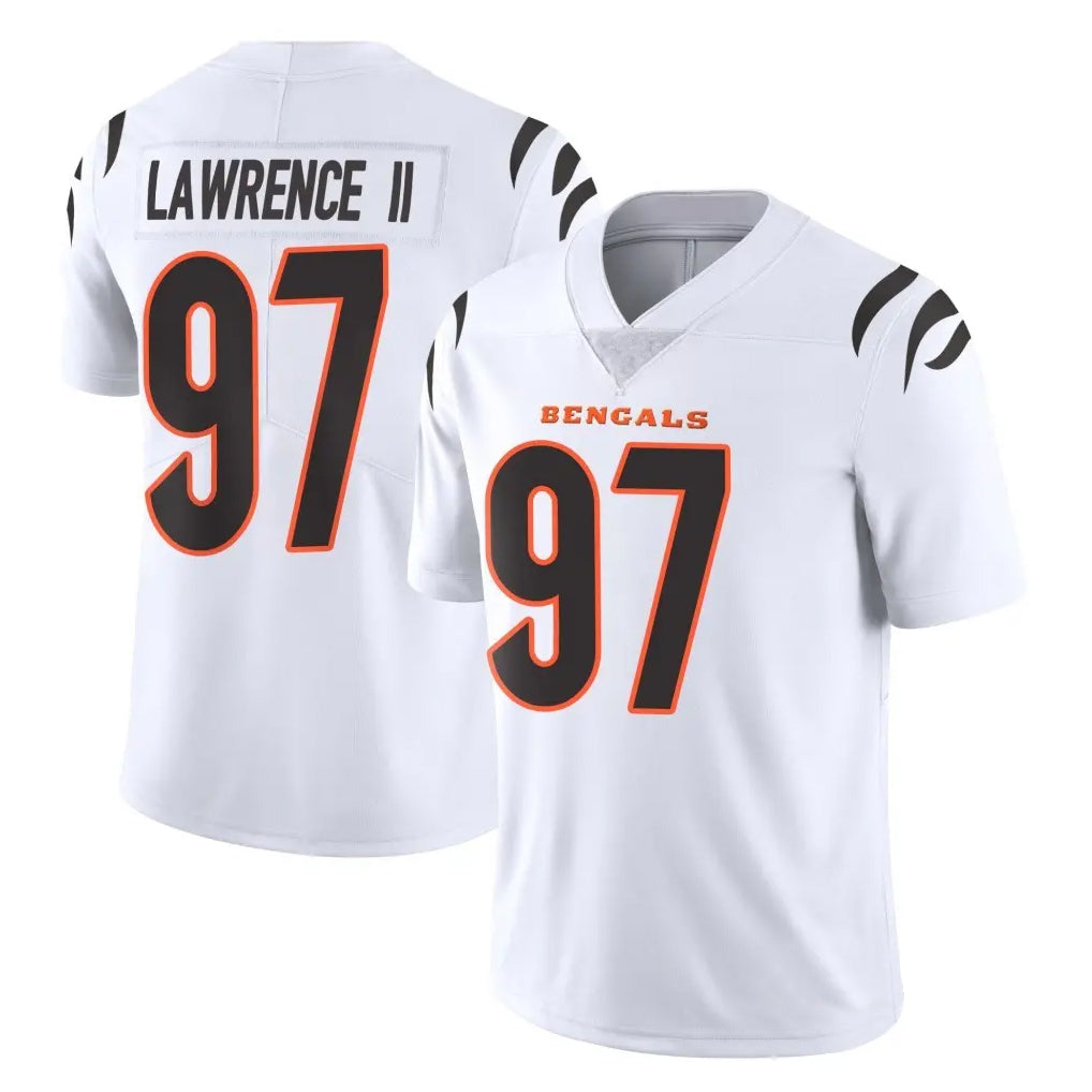 Pkot C.Bengals #97 Dexter Lawrence II Player White Vapor Untouchable Limited Home Game Stitched Jerseys