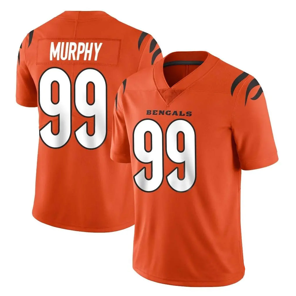 Pkot C.Bengals #99 Myles Murphy Player Orange Vapor Untouchable Limited Home Game Stitched Jerseys
