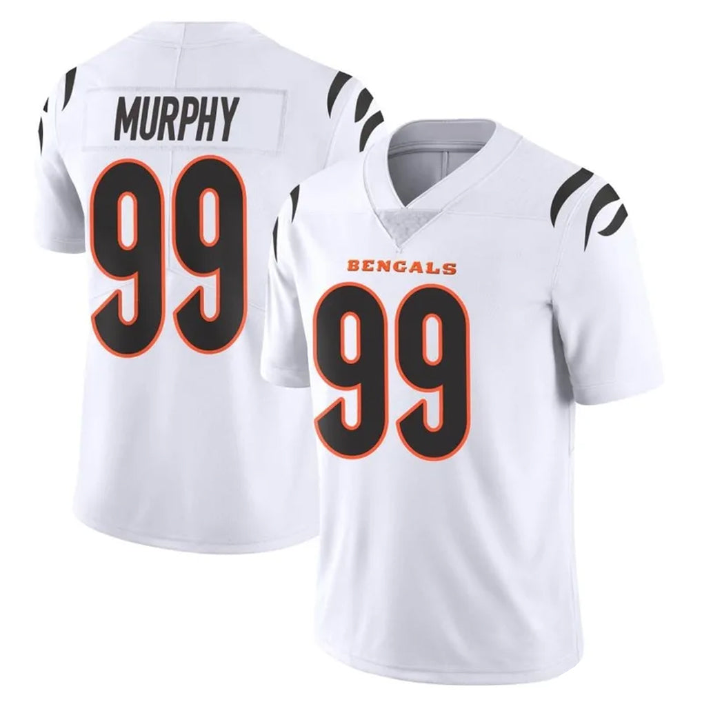 Pkot C.Bengals #99 Myles Murphy Player White Vapor Untouchable Limited Home Game Stitched Jerseys