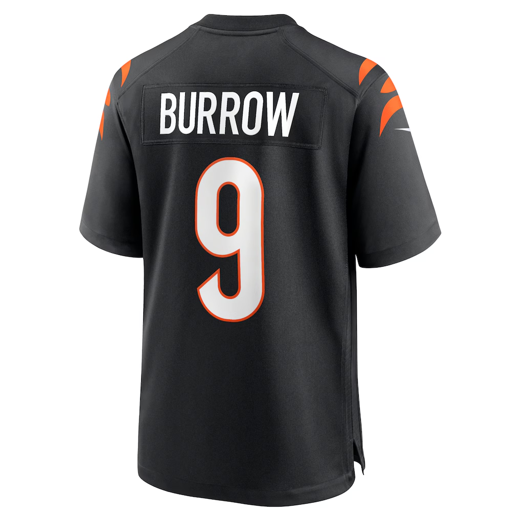 Pkot C.Bengals #9 Joe Burrow Black Player Game Stitched Jerseys