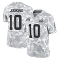 Pkot C.Browns #10 Quinshon Judkins Player Arctic Camo Salute to Service Limited Home Game Stitched Jerseys