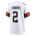 Pkot C.Browns #2 Shedeur Sanders White Game Stitched Jerseys