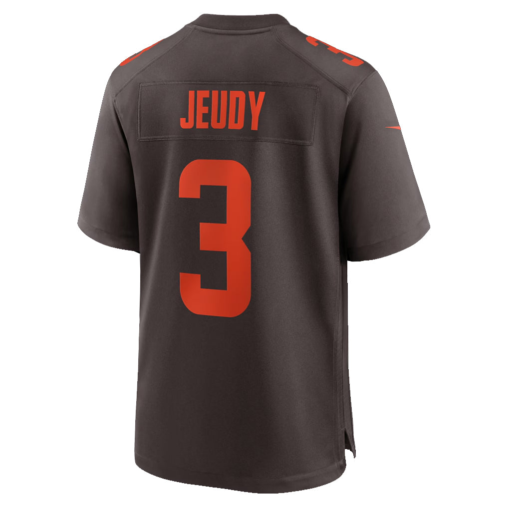 PkotC.Browns #3 Jerry Jeudy Player Brown Game Stitched Jerseys