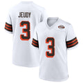 PkotC.Browns #3 Jerry Jeudy Player White Alternate Home Game Stitched Jerseys