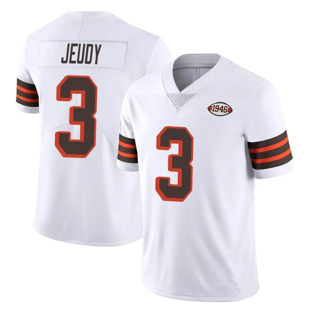 PkotC.Browns #3 Jerry Jeudy Player White Vapor Limited Alternate Stitched Jerseys