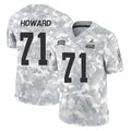 Pkot C.Browns #71 Tytus Howard Player Arctic Camo Salute to Service Limited Home Game Stitched Jerseys