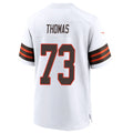 Pkot C.Browns #73 Joe Thomas Player White Alternate Home Game Stitched Jerseys
