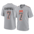 Pkot C.Browns #7 Tyson Campbell Player Gray Atmosphere Fashion Game Stitched Jerseys