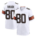 Pkot C.Browns #80 Jamari Thrash Player White Home Game Stitched Jerseys