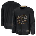 Pkot C.Flames Black 2024 Military Appreciation Practice Jerseys