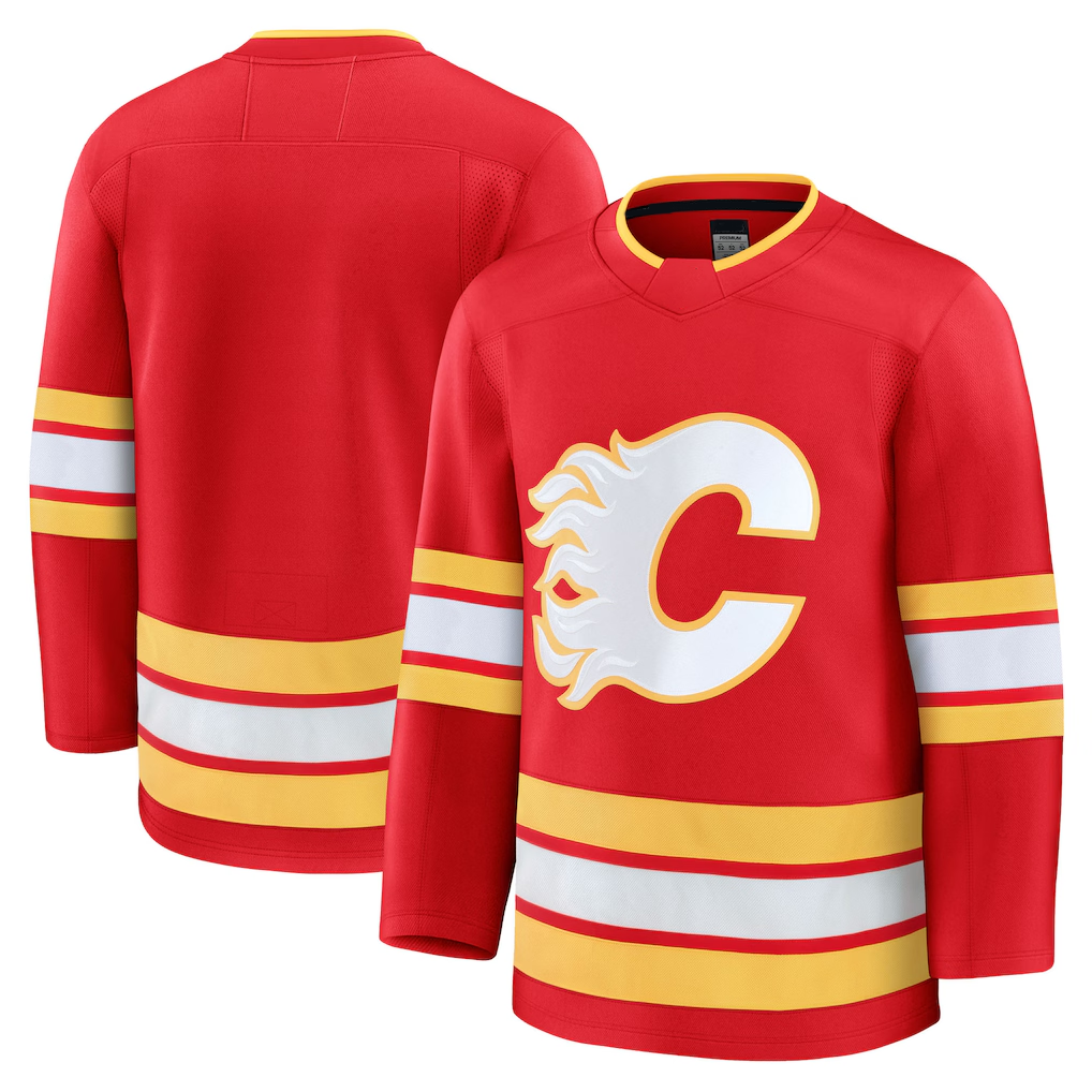Pkot C.Flames Red Home Premium Jerseys