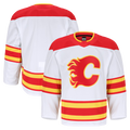 Pkot C.Flames White Away Authentic Pro Jerseys
