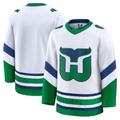 Pkot C.Hurricanes White Throwback Premium Stitched Jerseys