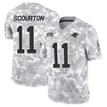 Pkot C.Panthers #11 Nic Scourton Player Arctic Camo Salute to Service Limited Stitched Jerseys