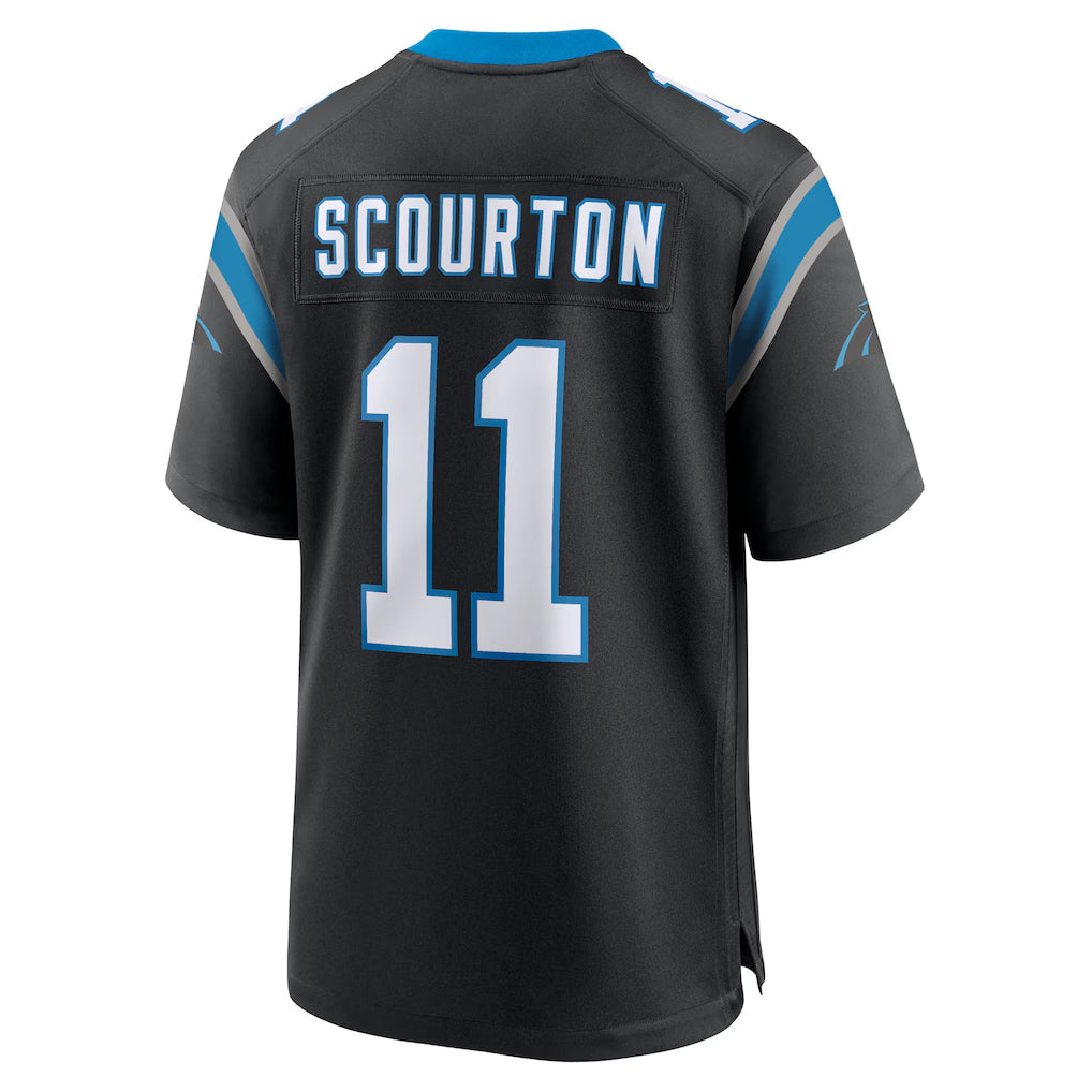 Pkot C.Panthers #11 Nic Scourton Player Black Home Game Stitched Jerseys