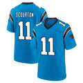 Pkot C.Panthers #11 Nic Scourton Player Blue Home Game Stitched Jerseys