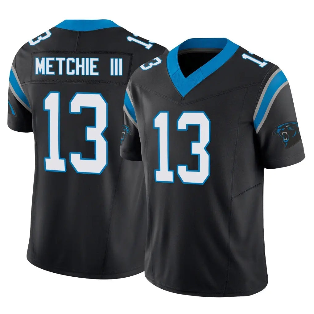 Pkot C.Panthers #13 John Metchie III Player Black Vapor F.U.S.E. Limited Home Game Stitched Jerseys