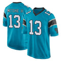Pkot C.Panthers #13 John Metchie III Player Blue Game Stitched Jerseys