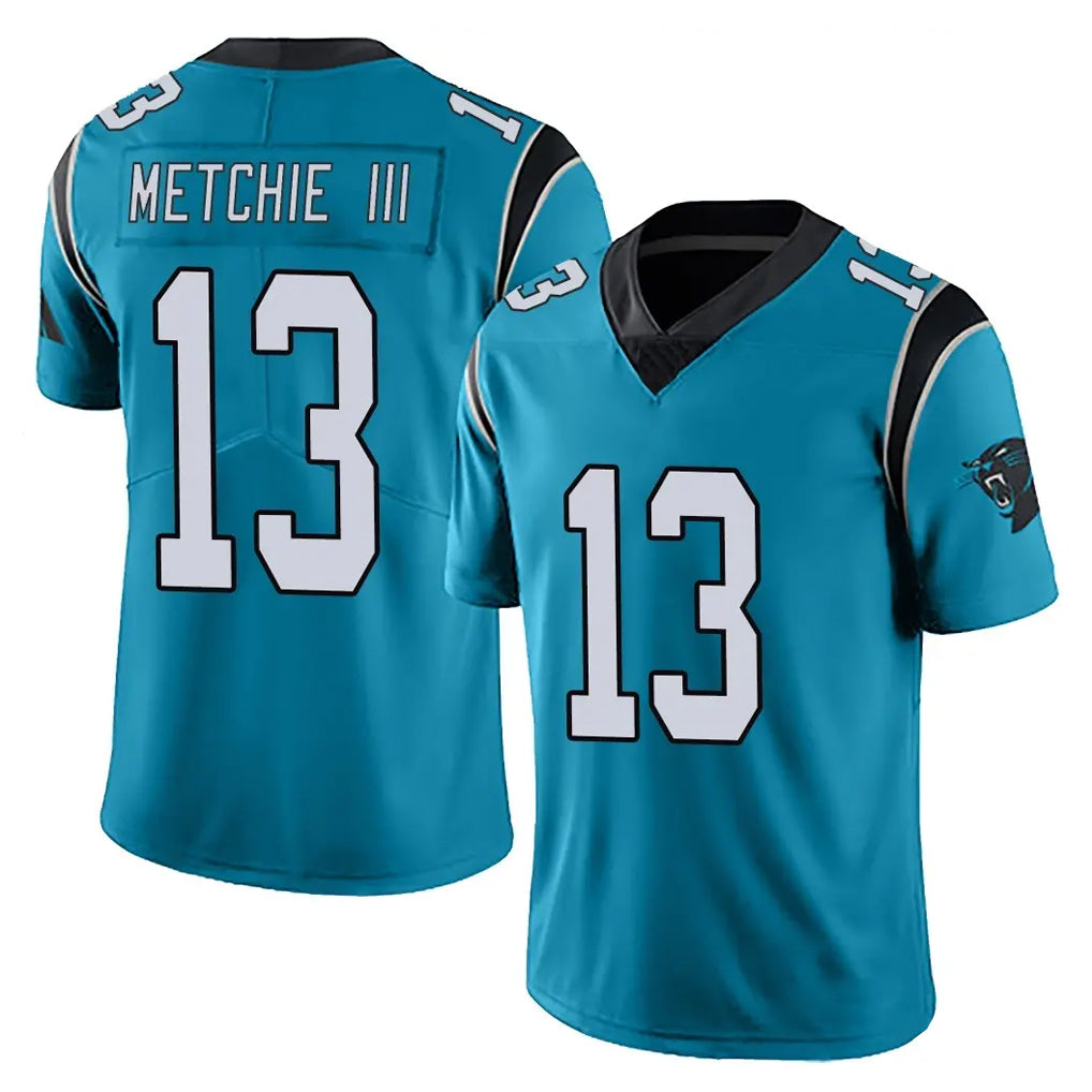 Pkot C.Panthers #13 John Metchie III Player Blue Vapor Untouchable Limited Game Stitched Jerseys
