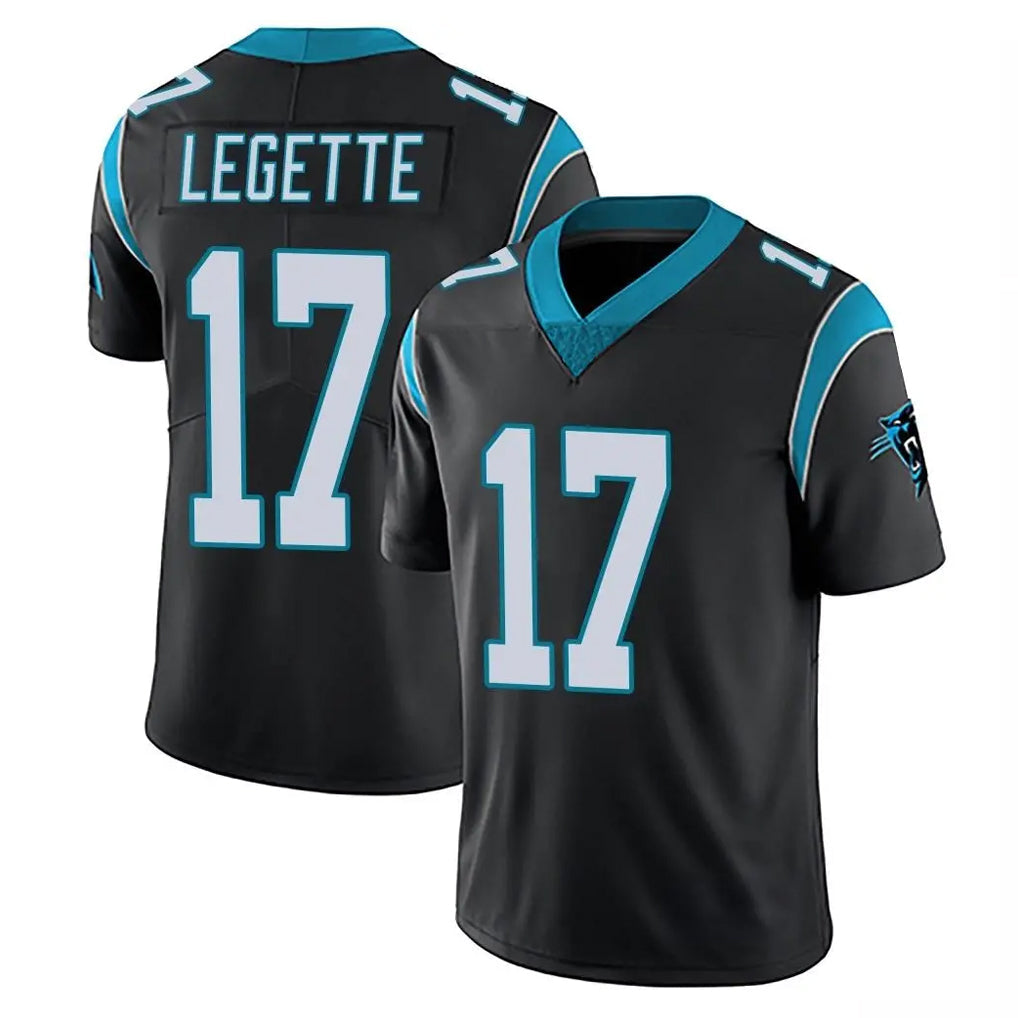 Pkot C.Panthers #17 Xavier Legette Player Black Vapor Untouchable Limited Game Stitched Jerseys